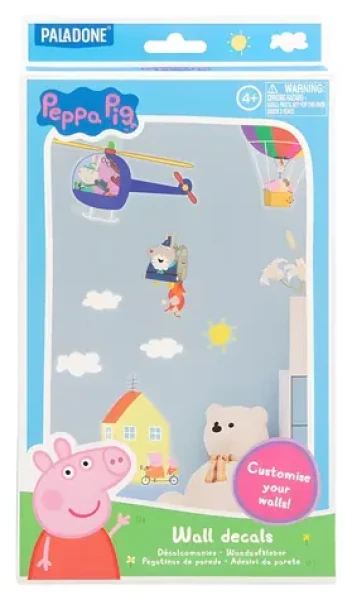 PALADONE Samolepky na stenu Prasiatko Peppa / Dekorácia detskej izby (PP13674PPEPM)