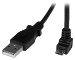 StarTech USB-A na Micro-USB lomený čierna / Kábel / 2 m / USB 2.0 / 480 Mbit/s (USBAUB2MD)