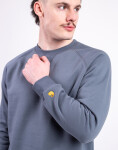 Carhartt WIP Chase Sweat Cozy Blue/Gold XL