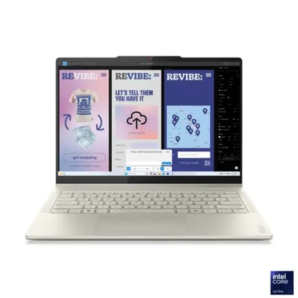 Lenovo Yoga 7 2-in-1 14ILL10 béžová / 14" 2.8K / Intel Core Ultra 7 258V 2.2Ghz / 32GB / 1TB SSD / Intel Arc / W11 Home (83JQ0040CK)