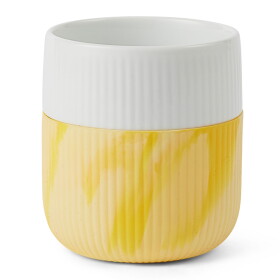 Royal Copenhagen Porcelánový hrnek Fluted Contrast Marble Bright Sun 350 ml