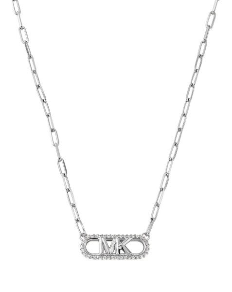 Michael Kors Pôvabný strieborný náhrdelník s kubickými zirkónmi MKC1655CZ040