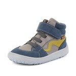 Detské celoročné členkové barefoot topánky TEX GO GREY/BLUE Froddo G3110265 - 34