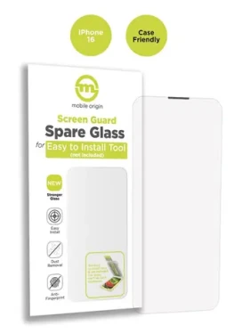 Mobile Origin Screen Guard Spare Glass Case Friendly pre Apple iPhone 16 / náhradné sklo pre inštalačnú sadu (SGA-SP-i16)