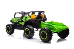 Mamido Mamido Elektrické autíčko Buggy UTV 4x4 s vlečkou 24V | 4x200W zelené