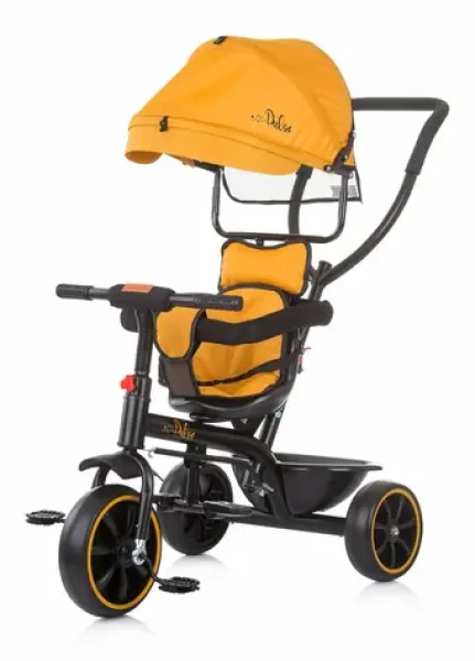 CHIPOLINO Trojkolka so strieškou Pulse 2v1 Mustard