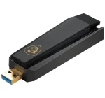 MSI WiFi USB adaptér AXE5400 / WiFi 6E / až 2402 Mb/s / Beamforming / WPA3 (302-8ZE10XE-000)