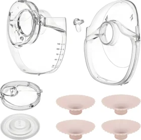 Lionelo Náhradné diely FIDI Free Slim / Náhradné diely / nadstavce 17-24 mm / membrána / ventil / nádobka (LOC-FIDI FREE SLIM SPARE PARTS SET)