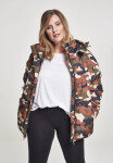 Dámska bunda Boyfriend Camo Puffer Jacket rustycamo