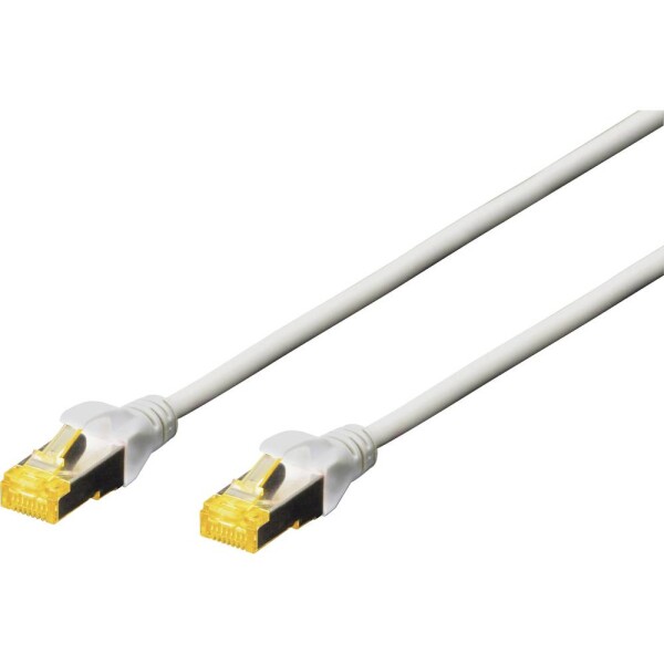 Digitus DK-1644-A-100 RJ45 sieťové káble, prepojovacie káble CAT 6A S/FTP 10.00 m sivá bez halogénov, krútené páry, s ochranou, samozhášavý 1 ks; DK-1644-A-100