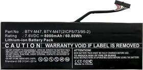 CoreParts Notebook Battery for MSI 61WH