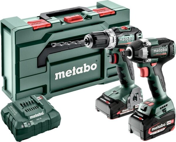 Metabo METABO.Sada COMBO 18V 2.9.2 (BS 18 L BL + SSW 300) 1x5,2Ah 1x2,0Ah METABOX