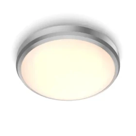 Philips Doris CL257 niklová / Kúpeľňové LED svietidlo / 1x6W / 600lm / 2700K / IP44 / 22cm (SKL000358276)