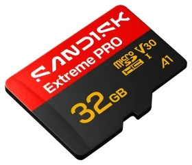 SanDisk Extreme PRO microSDHC 32 GB / Pamäťová karta / UHS-I U3 / čítanie/zápis 100/90 MB/s / adaptér SD (SDSQXCO-032G-GS6MA)