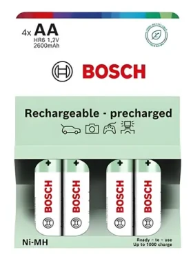 BOSCH HR6B4P2600/00 / Nabíjacie batérie / AA (HR6) / 2600 mAh / NiMH / 4 ks (444295,00)
