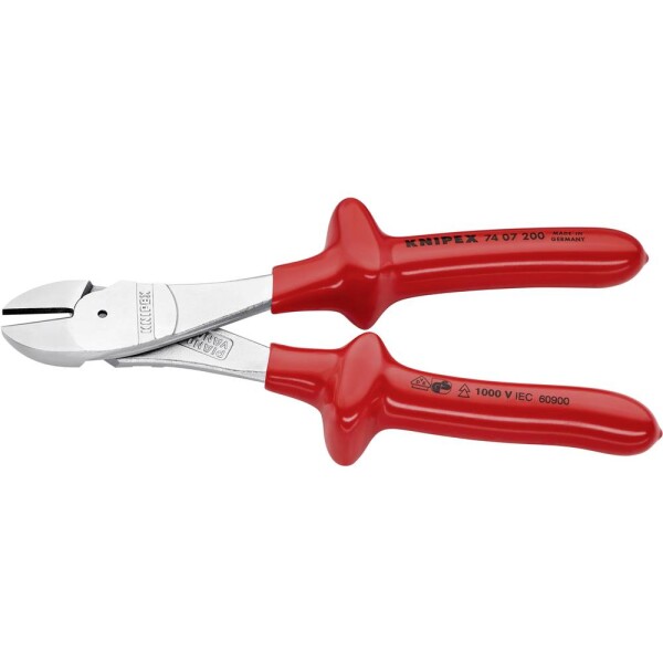 Knipex Knipex-Werk 74 07 200 VDE silové bočné štiepacie kliešte s fazetou 200 mm; 74 07 200