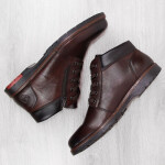 Pohodlné zateplené kožené čižmy Rieker M RKR625 brown 42