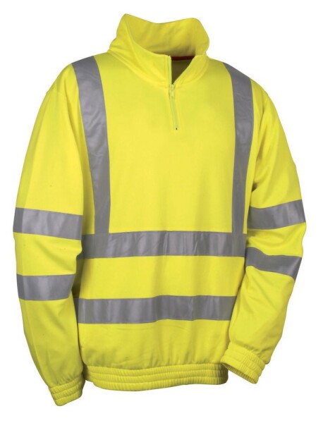 Reflexná pracovná mikina Cofra ROUTE Farba: Reflexná žltá, Veľkosť: 2XL (CAROUTE_00_2XL)