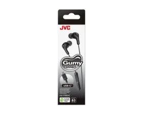 JVC HA-FR9UC čierna / Slúchadlá / Do uší / USB-C / Mikrofón (HA-FR9UC-BU)