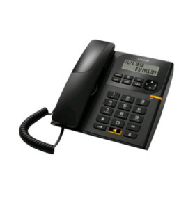 Alcatel T58 čierna / analógový telefón s LCD displejom (T58 black)