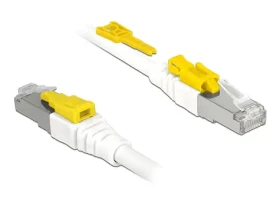 DeLock Kábel RJ45 Secure / Patch kábel / Cat.6A / S/FTP / 2 m (85332)