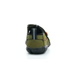 Keen seacamp dark olive/gold flame (cnx) barefoot sandále 36 EUR