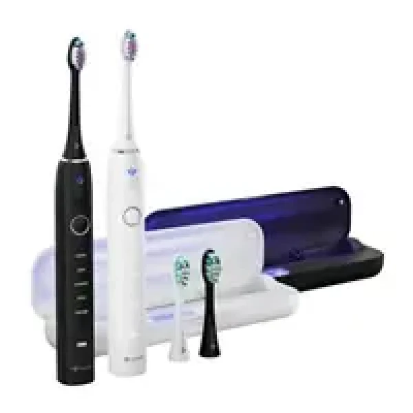 TrueLife SonicBrush Clean70 UV Duo / 2x sonická kefka / 90.000 kmitov / 5 režimov / 4 hlavice (8596687100901)