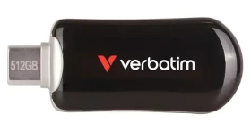 Verbatim Plectra 512GB čierna / Flash disk / USB-C 3.2 Gen 1 / až 100 MB/s