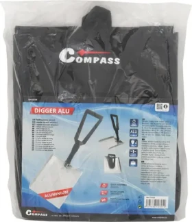 Compass DIGGER / Lopata na sneh / skladacia / hliníková / dĺžka 66 cm