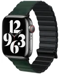 Beline Magnetic Pre čierno-zelená / Opasok pre Apple Watch / 38/40/41mm / magnetický