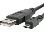 Sharkoon USB-A - Mini USB-B čierny / Prepojovací kábel / USB 2.0 / 3 m (4044951015580)