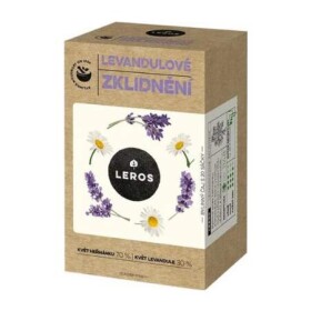 LEROS Čaj levanduľové upokojenie 20 x 1 g - LEROS Levanduľovej upokojenie 20 x 1 g