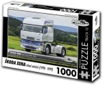 RETRO-AUTA Puzzle TRUCK č.13 Škoda Xena ťahač návesov