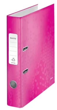 Leitz 180° WOW Polaminovaný pákový zakladač A4 50mm ružová / až 350 listov A4 (10060023)