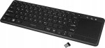 LogiLink LogiLink Tastatur Wireless mit Touchpad, 2,4 GHz, schwarz