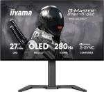 27" iiyama G-Master GOB2701QSC-B1 Titan Falcon čierna / Monitor / Tandem OLED / QHD / 280 Hz / 0,03 ms / USB-C 65W (GOB2701QSC-B1)