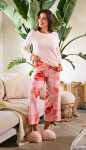 Belle Reverie MK 31 Evening Flower pyžamo dĺžka/r S-XL baletní růžová L