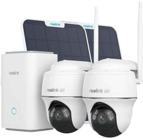 Reolink Reolink Home Hub Kit valvontajarjestelma, Home Hub + 2 x Argus PT Ultra aurinkopaneelilla