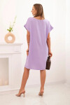 Šaty s vreckami svetlo fialové UNI