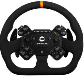 Simucube Valo GT-23 SC3 Závodný volant čierny semiš / priemer 320 mm / rýchloupinák SC3 (SCVALO-SC3-AL)