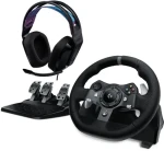 Logitech G920 Driving Force / herný volant + Logitech G335 / pre Xbox ONE PC (991-000551)