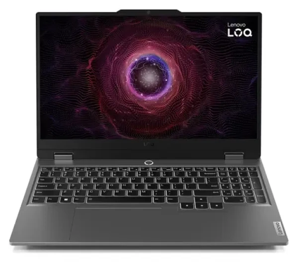 Lenovo LOQ 15AHP9 sivá / Notebook / 15.6" FHD 144Hz / AMD RYZEN 7 7445HS 3.55GHz / 16GB / 512GB SSD / RTX 3050 6GB (83DX00F1PB)