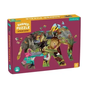 Mudpuppy Puzzle Africké safari v tvare slona