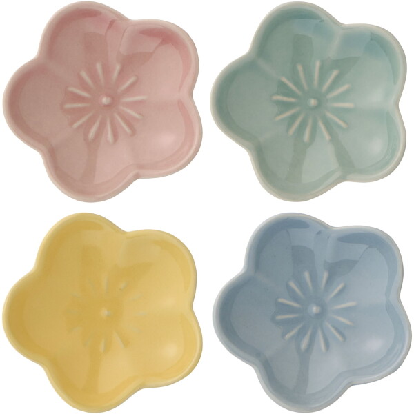 Ib Laursen Kameninová mištička Flower mini Ø 7,5 cm žltá