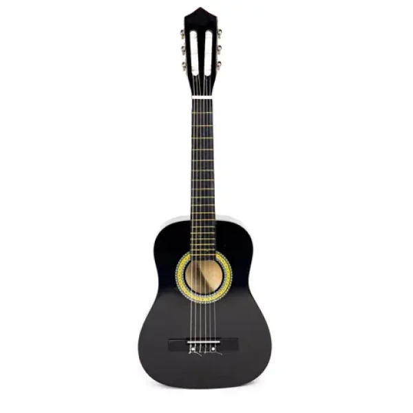 ECOTOYS Detská gitara čierna 86 cm