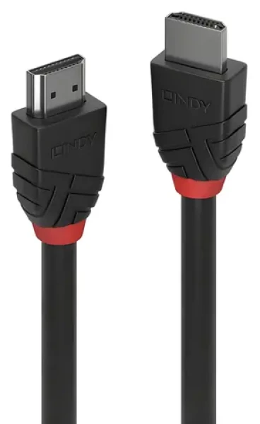 Lindy Black Line čierna / HDMI kábel / 8K 60Hz / 5 m / záruka 10 rokov (36774)