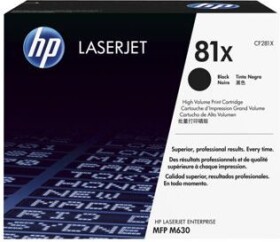 HP 81X Black Originál (CF281X)