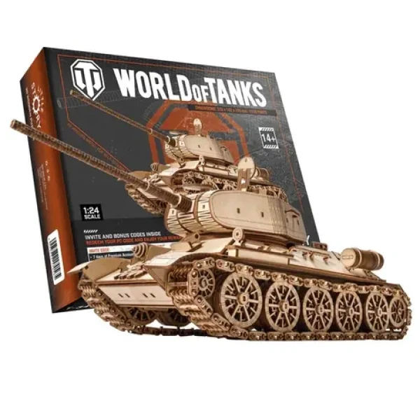 Little Story 3D drevená skladačka WORLD of Tanks T-34-85