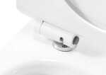 REA - Závesná WC misa vrátane sedátka Rimless Carlo Flat Mini biela REA-C2760