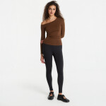 Tričko Nike Sportswear Tight Off-Shoulder Long-Sleeve Top Cacao Wow/ Sail S